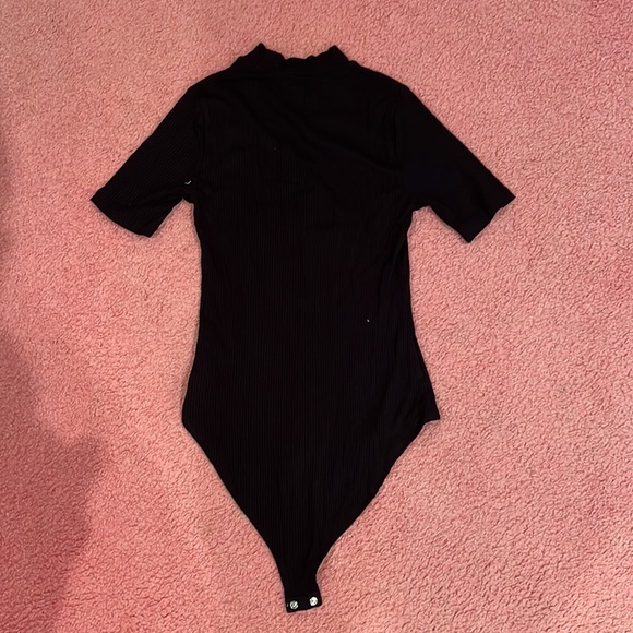 Forever 21 “Ladies First” Mock Neck T-shirt bodysuit - Picture 2 of 2